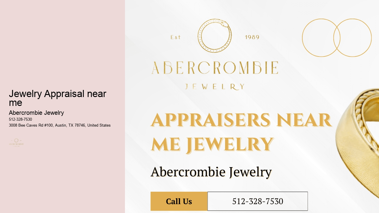 Jewelry Appraisal near me